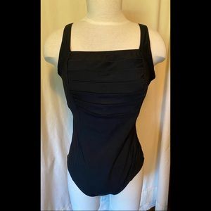 Longitude Black One Piece Swimsuit